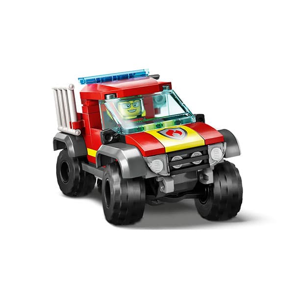 لگو City مدل 4×4 Fire Truck Rescue 60393 — تصویر ۳