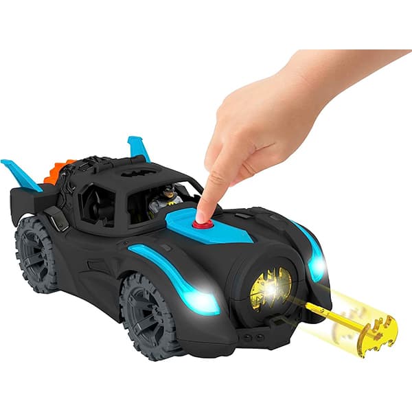 بتموبیل بههمراه اکشن فیگور بتمن Fisher Price با افکت صوتی — تصویر ۳