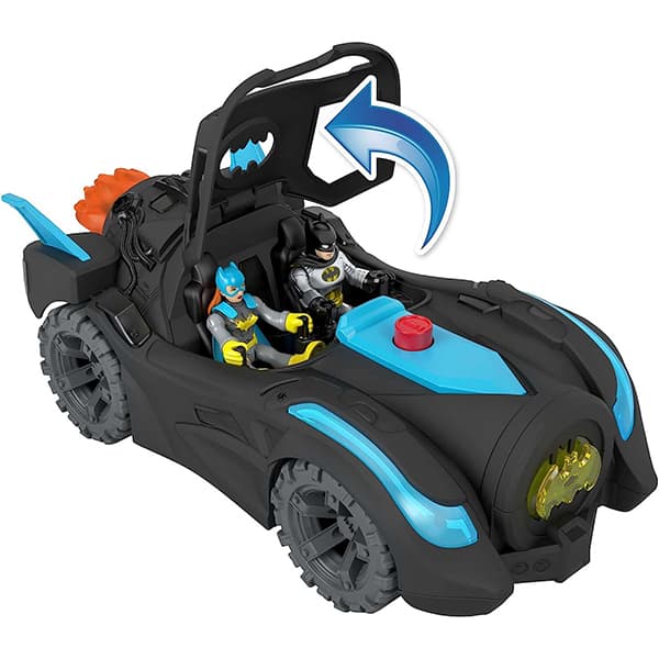 بتموبیل بههمراه اکشن فیگور بتمن Fisher Price با افکت صوتی — تصویر ۲