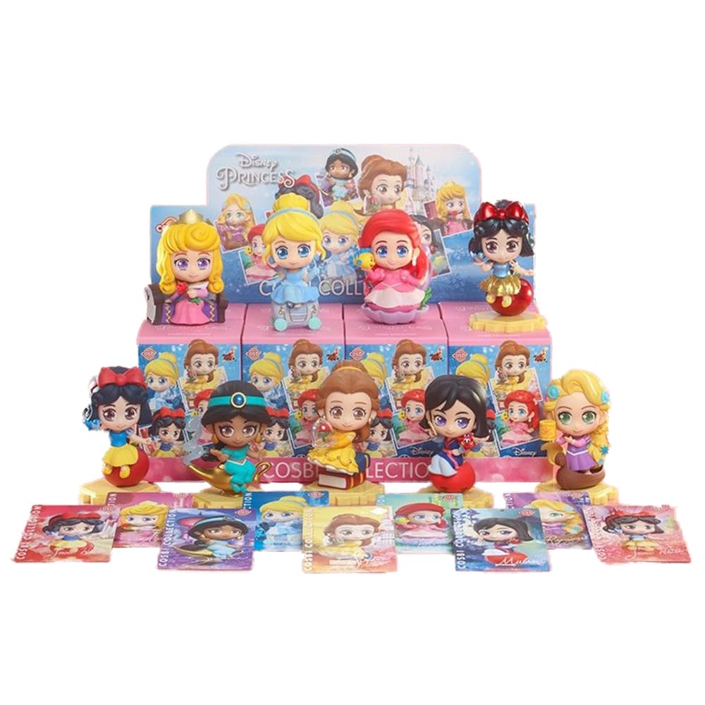 بسته 8 عددی فیگور شانسی Hot Toys مدل Disney Princess