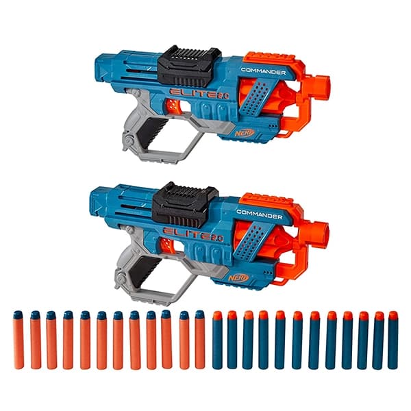 تفنگ نرف Nerf مدل Commander RD-6 2-Pack — تصویر ۳