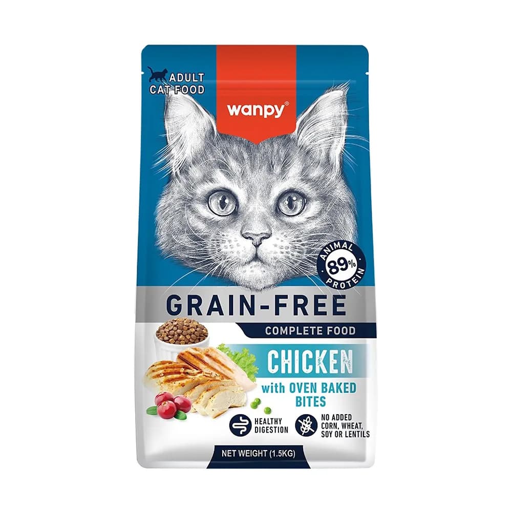 غذای خشک گربه با طعم مرغ ونپی – Wanpy Chicken