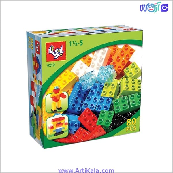 لگو 80 قطعه بازی تا مدل 9212