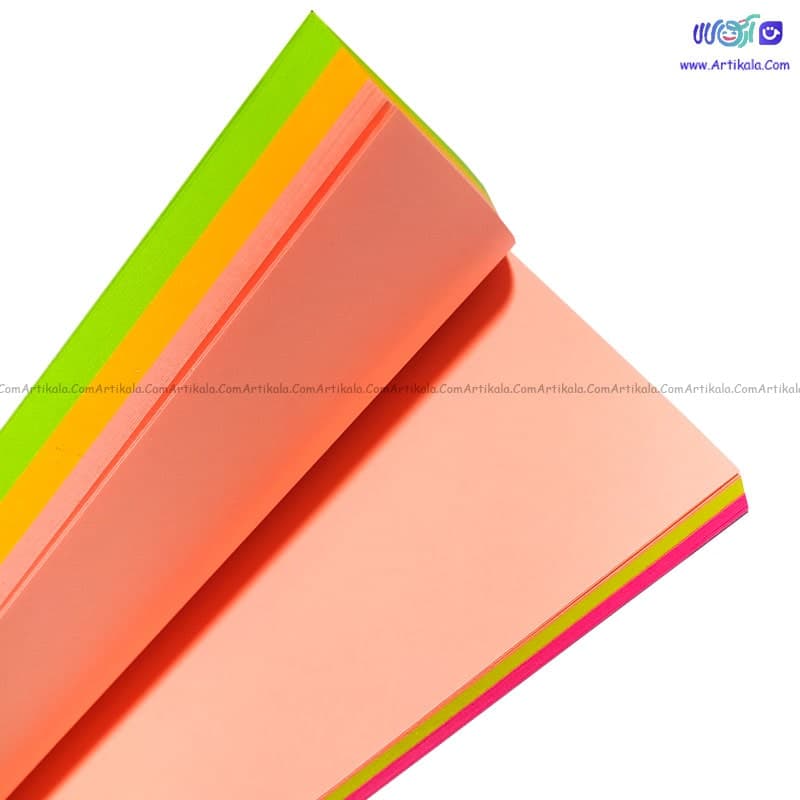 کاغذ یادداشت چسبی چند رنگ بدون خط کد S1-5 برند XINGLI — تصویر ۴