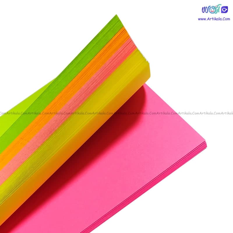 کاغذ یادداشت چسبی چند رنگ بدون خط کد S1-5 برند XINGLI — تصویر ۶