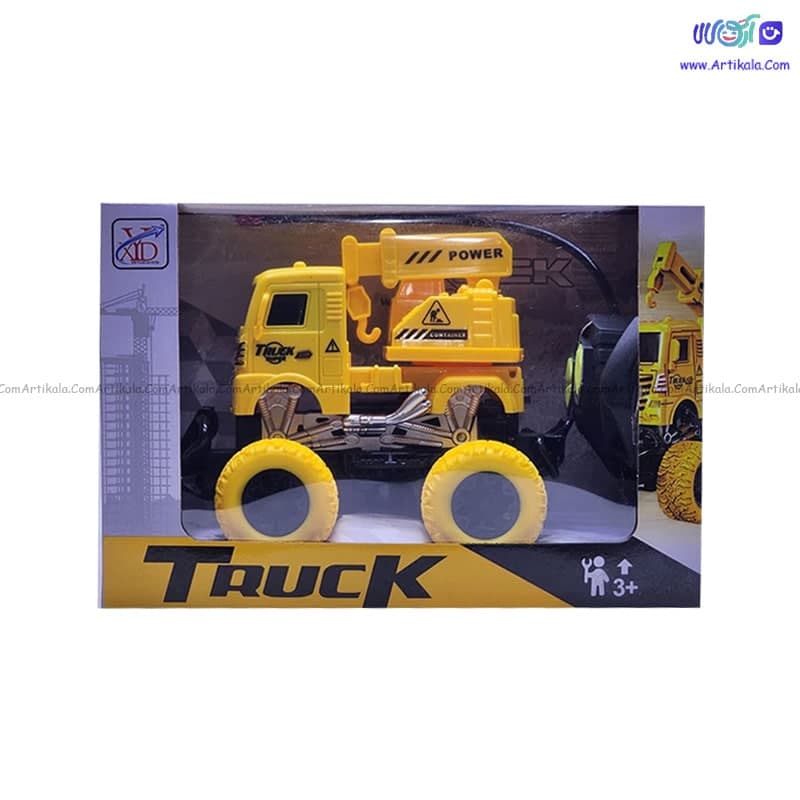 ماشین بازی کنترلی مدل جرثقیل راهسازی شارژی — تصویر ۴