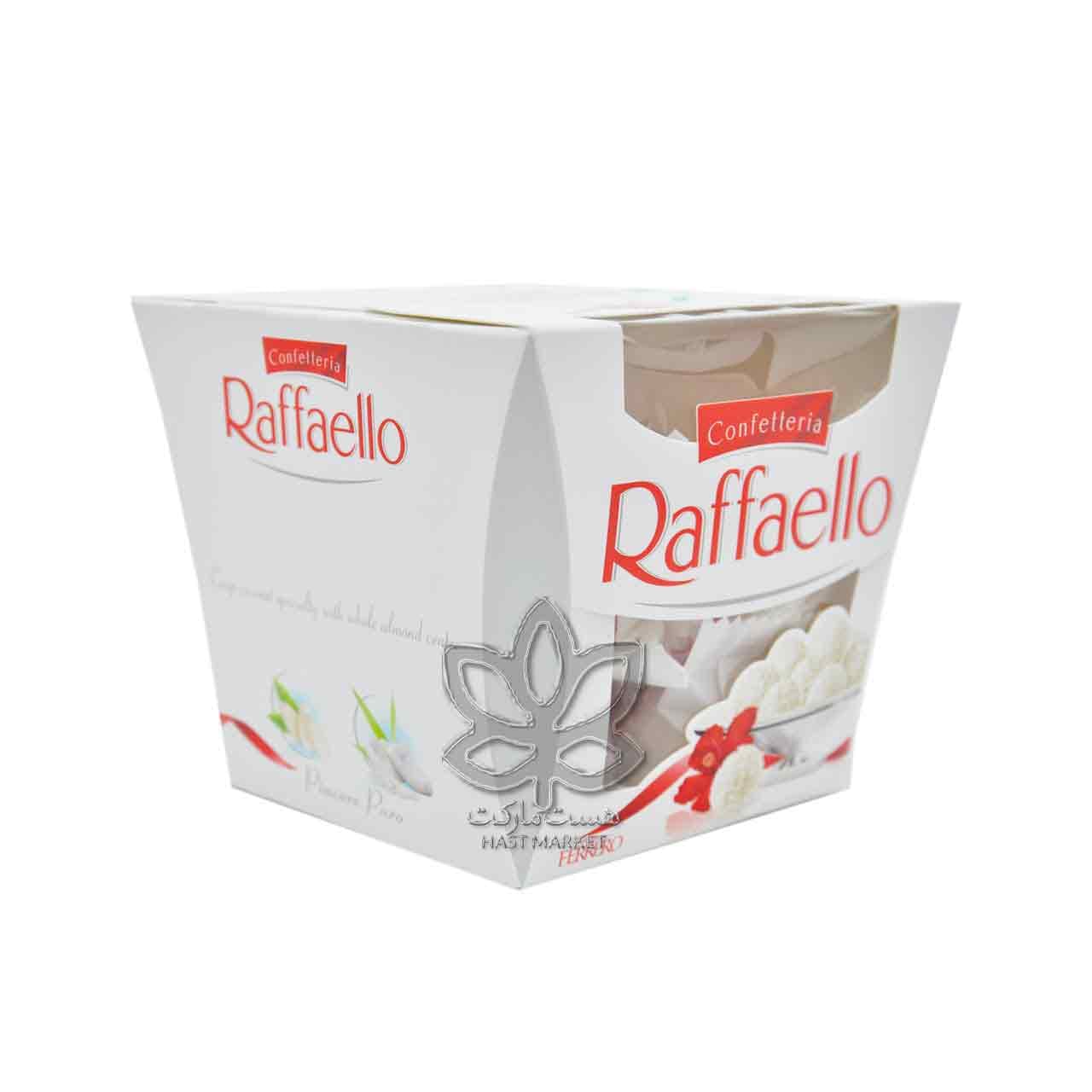 شکلات نارگیلی با مغز بادام ۱۵۰ گرم رافائلو – raffaello — تصویر ۲