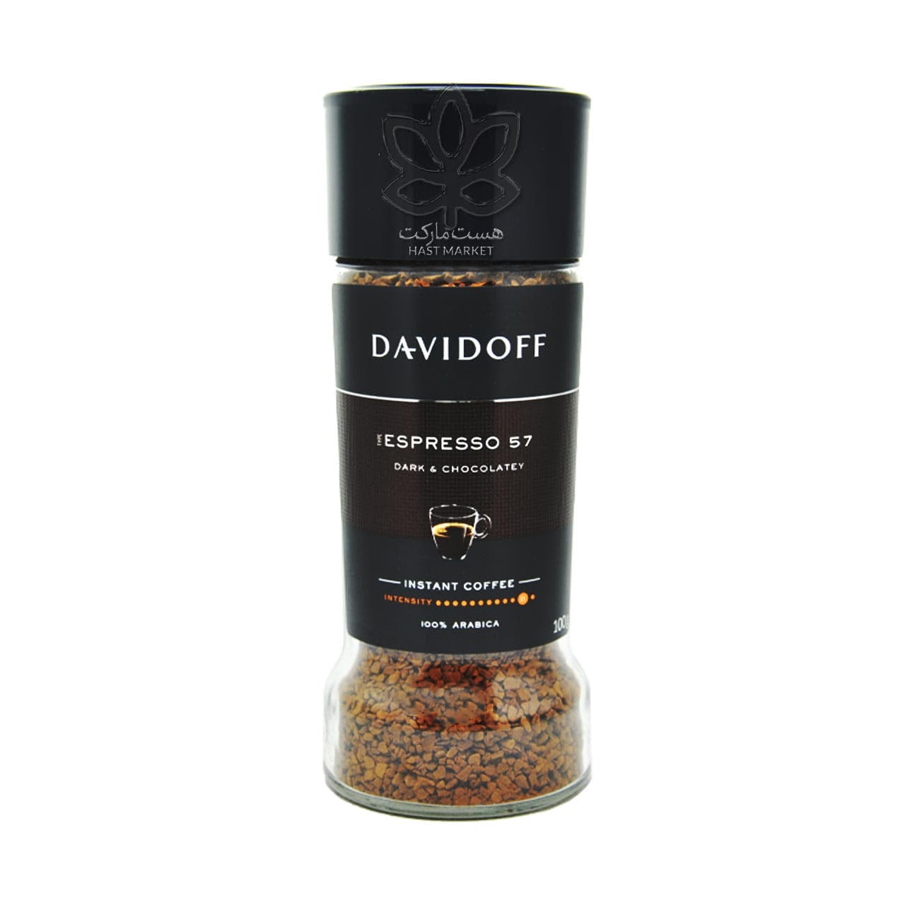 قهوه فوری اسپرسو ۵۷ دارک و شکلاتی ۱۰۰ گرم دیویدوف – davidoff