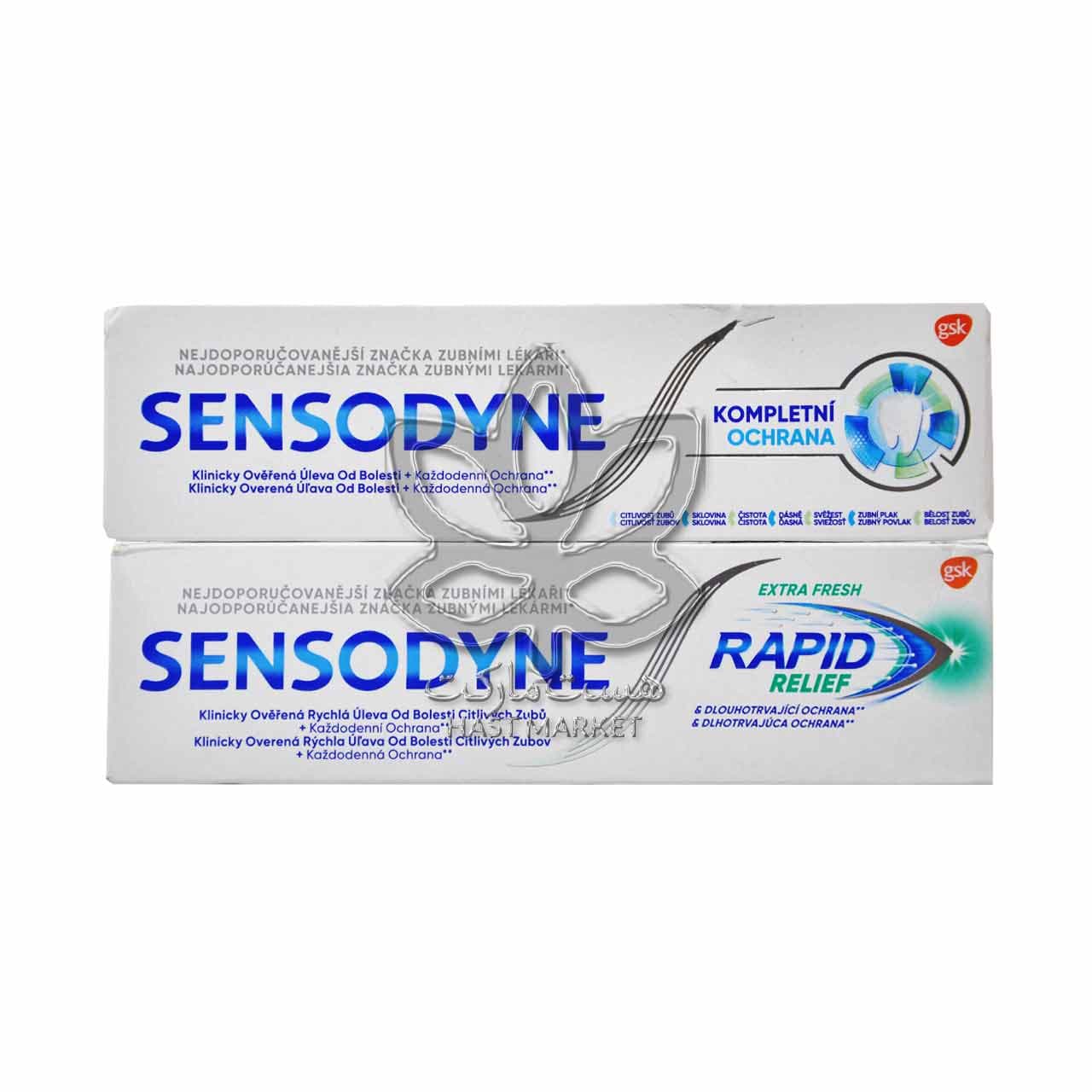 خمیر دندان رپید رلیف ( تسکین درد حساسیت ) اکسترا فرش ۷۵ میل سنسوداین – sensodyne — تصویر ۴