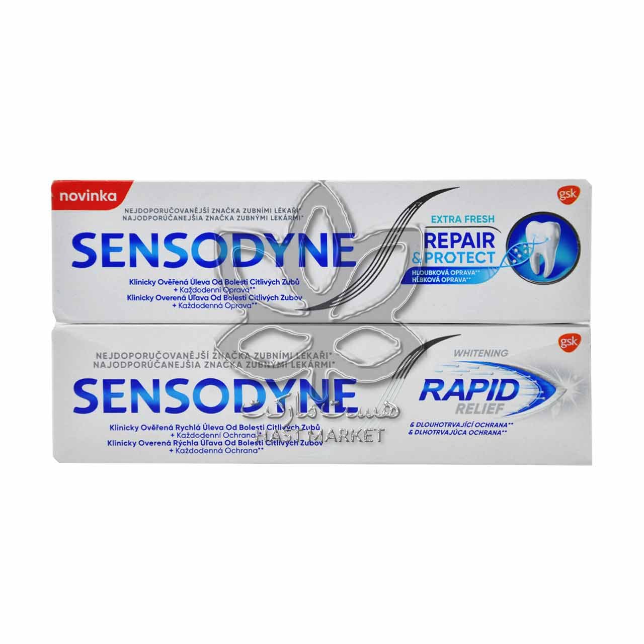 خمیر دندان رپید رلیف ( تسکین درد حساسیت ) اکسترا فرش ۷۵ میل سنسوداین – sensodyne — تصویر ۳