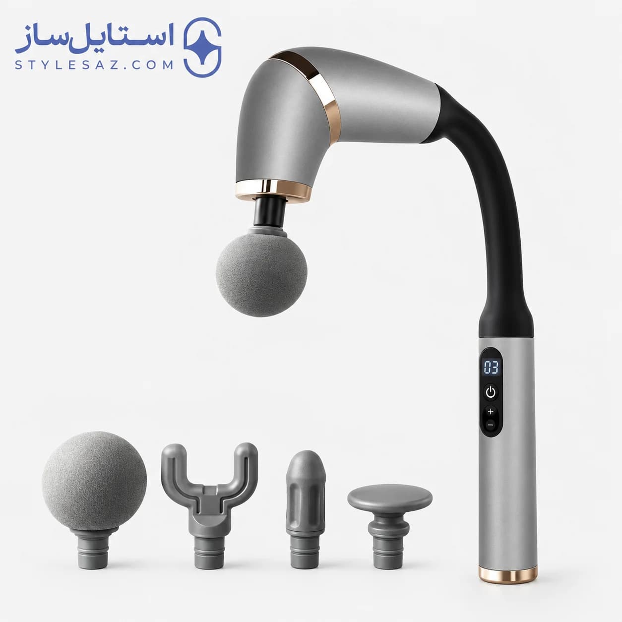 ماساژور عصایی BX-930 مخصوص کل بدن با ۶ سرعت و ۴ سری — تصویر ۴