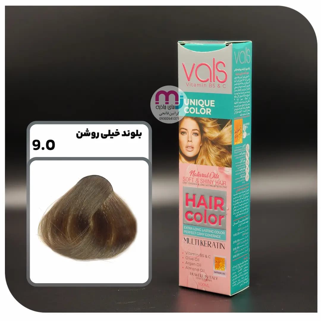 رنگ مو VALS والس 9.0 بلوند خیلی روشن