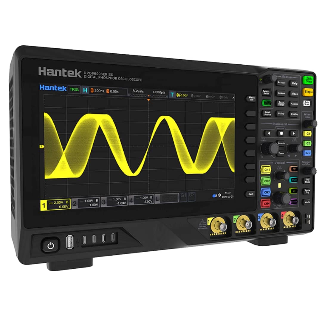 اسیلوسکوپ رومیزی هانتک مدل HANTEK DPO-8034C — تصویر ۴