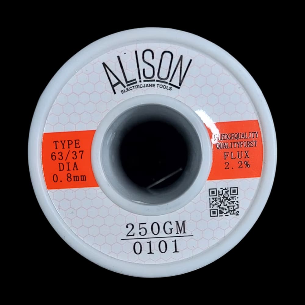 سیم لحیم آلیسون مدل Alison 0.8mm 250gr 63/37