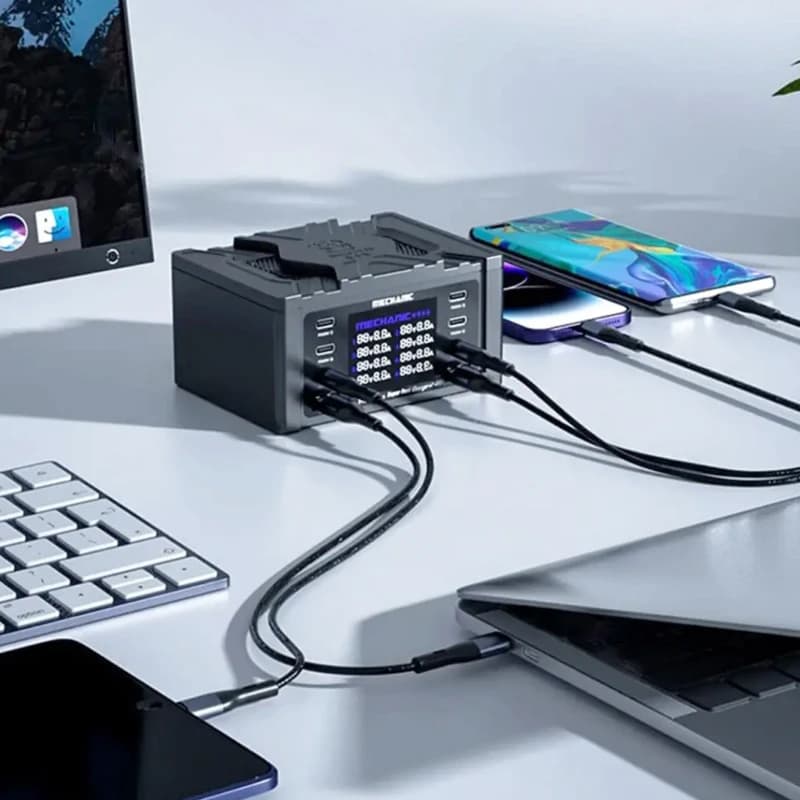 مولتی شارژر رومیزی مکانیک مدل MECHANIC v-power 8 max — تصویر ۷