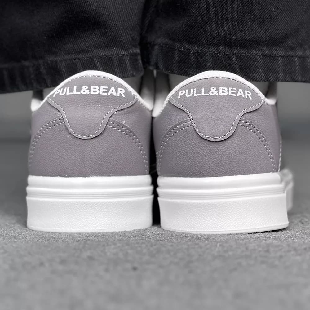 کتانی ونس PULL&BEAR خاکستری کد 31041 — تصویر ۳
