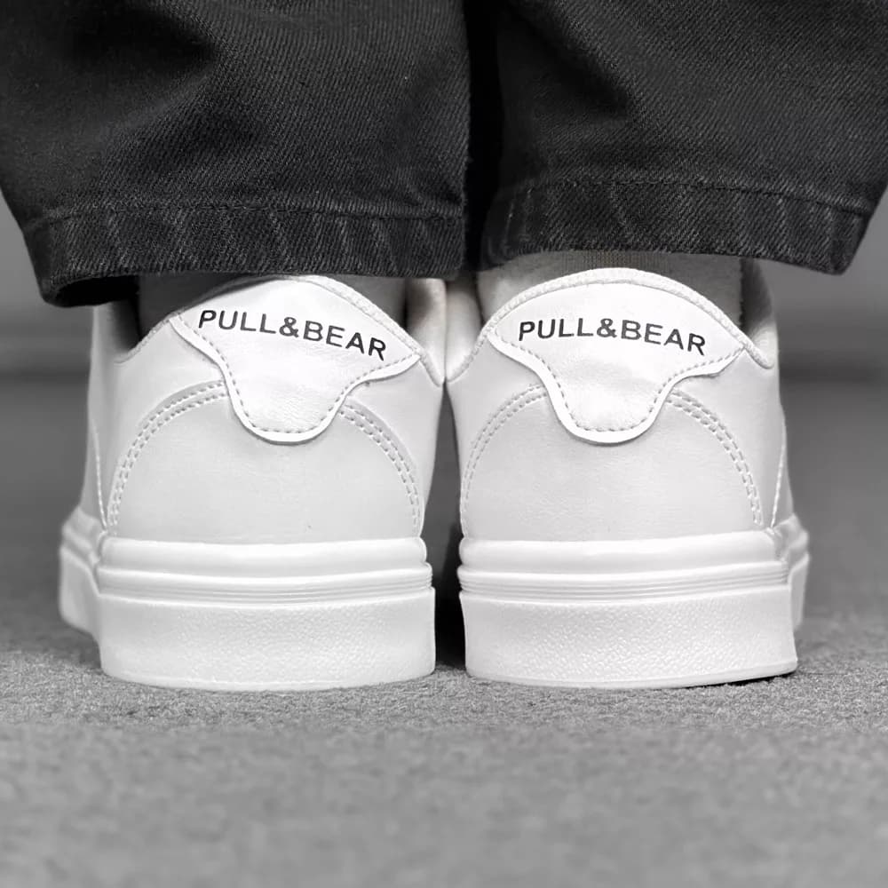 کتانی ونس PULL&BEAR سفید کد 31040 — تصویر ۳