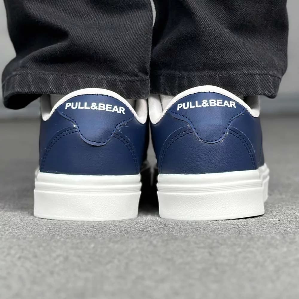 کتانی ونس PULL&BEAR سرمه ای کد 31043 — تصویر ۴
