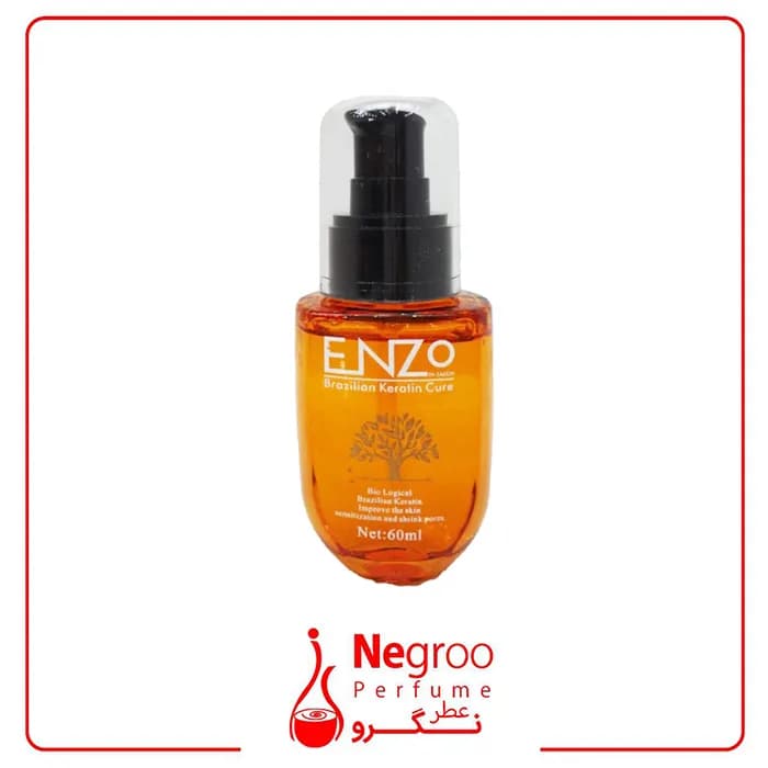 روغن آرگان مو انزو Enzo کراتین برزیلی اصل 60 میل/اورجینال — تصویر ۲