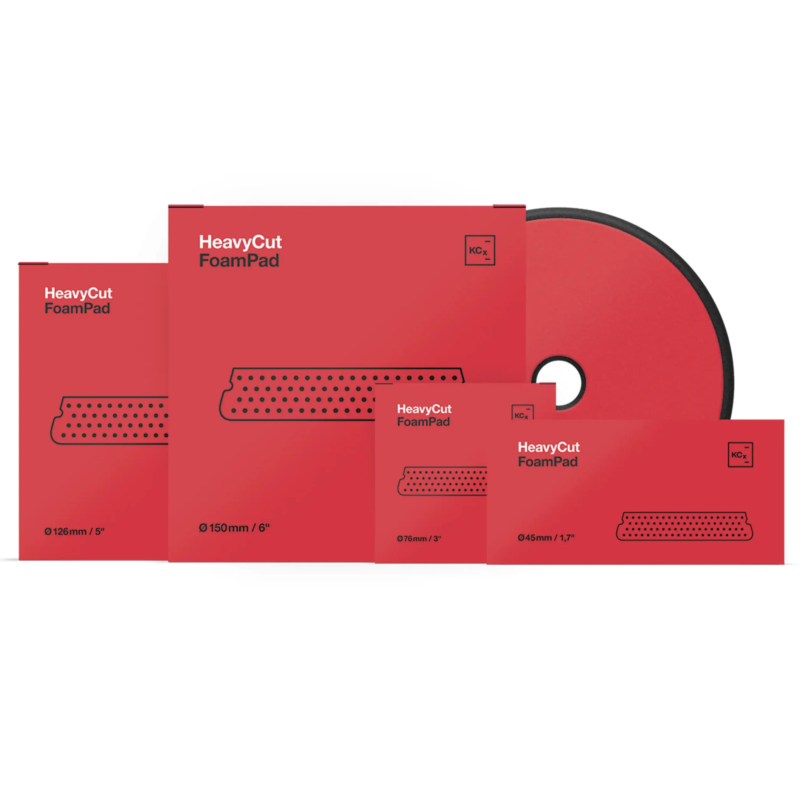 پد پولیش اسفنجی زبر کوکمی سایز 126 مدل Koch Chemie Heavy Cut Pad