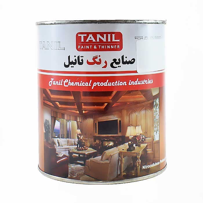 رنگ سفید فوری براق تانیل نیترو سلولز