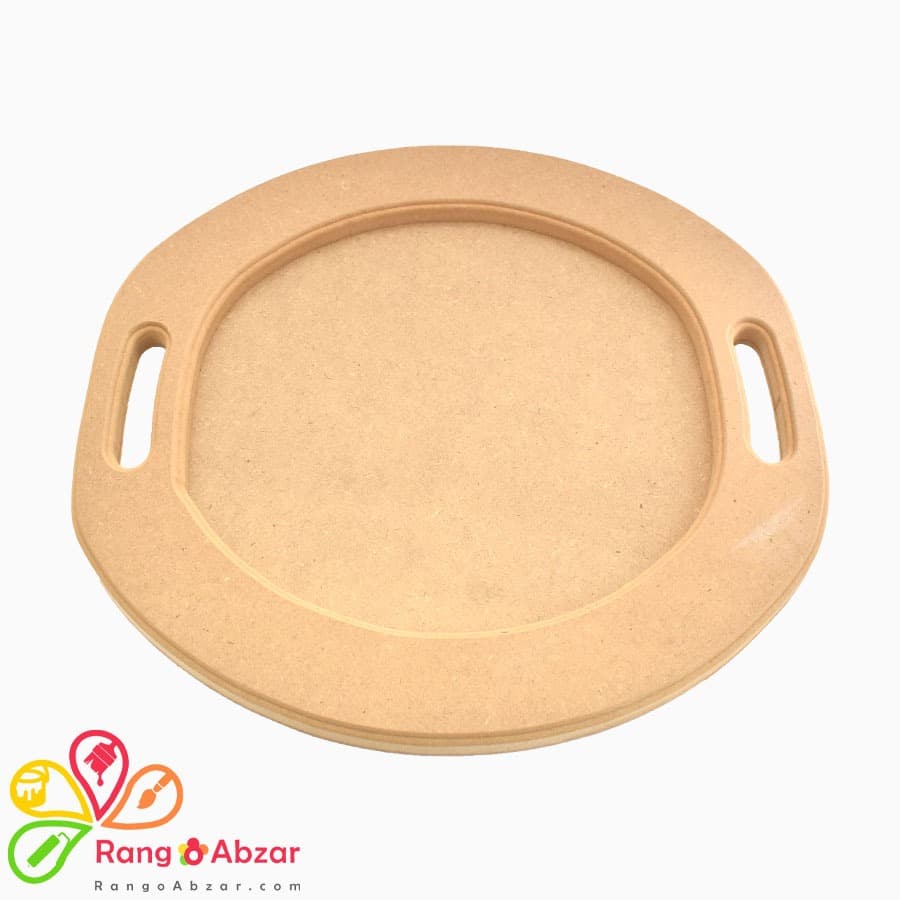 سینی گرد بزرگ چوبی کد 155/2