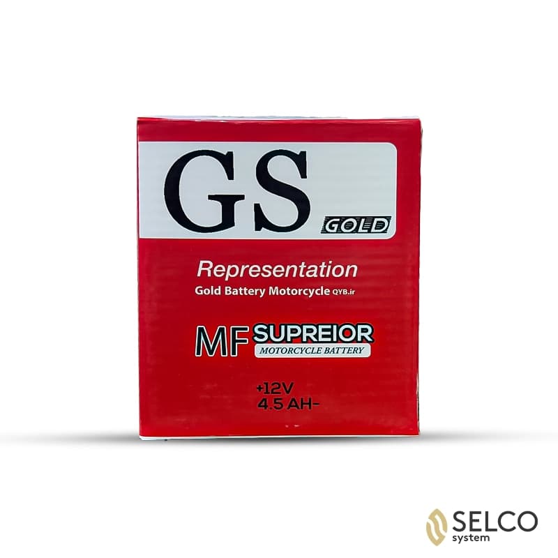 باتری 12 ولت 4.5 آمپر دزدگیر برند GS — تصویر ۳