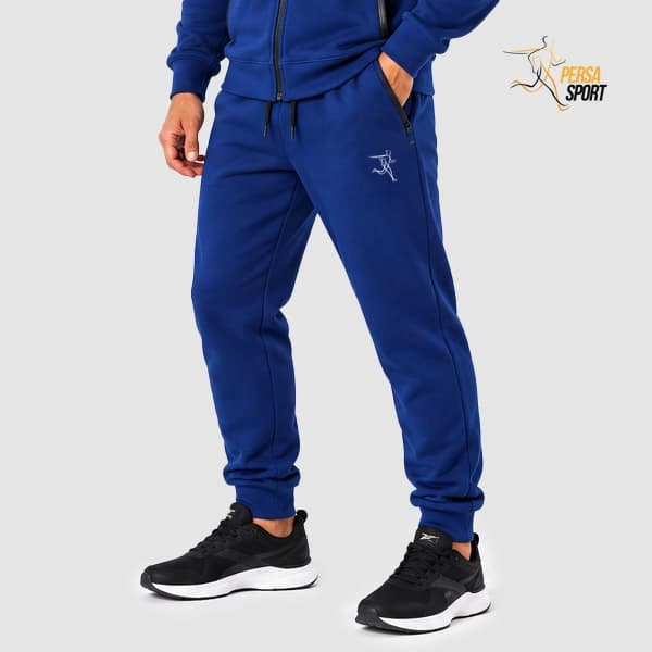 ست ورزشی مردانه پرسا اسپرت آبی Hoodie & Jogger — تصویر ۳