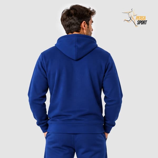 ست ورزشی مردانه پرسا اسپرت آبی Hoodie & Jogger — تصویر ۲