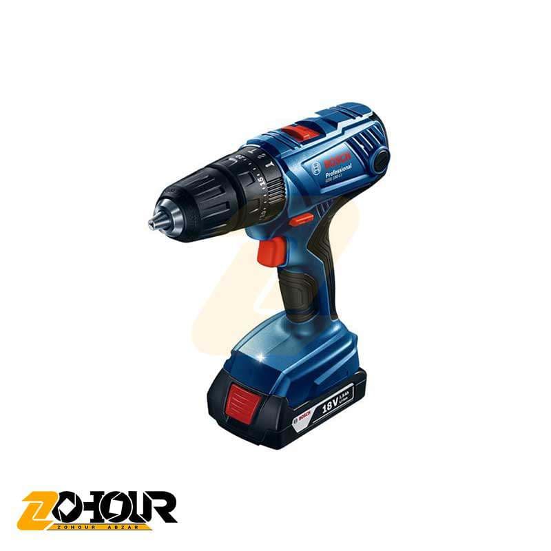 دریل پیچ گوشتی شارژی چکشی بوش مدل Bosch GSB 180-LI