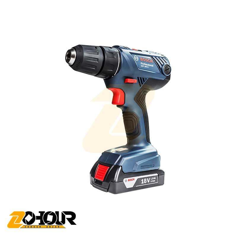 دریل پیچ گوشتی شارژی بوش مدل Bosch GSR 180-LI