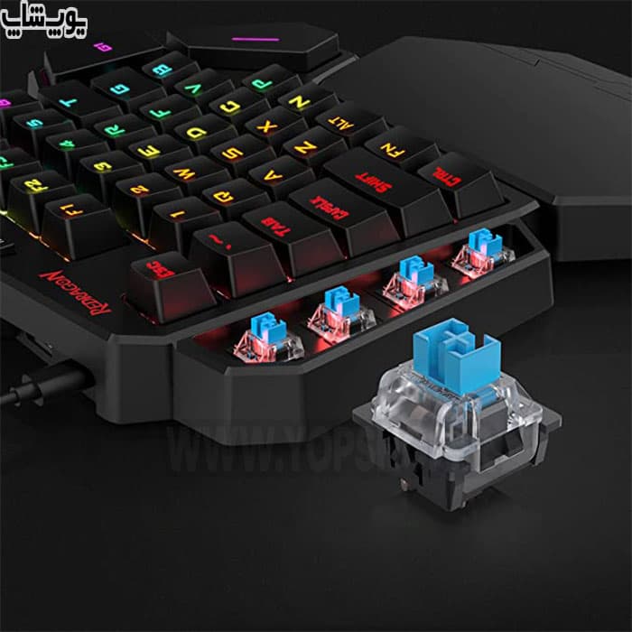 کیبورد سیمی گیمینگ مکانیکال RGB ردراگون مدل K585 DITI — تصویر ۳
