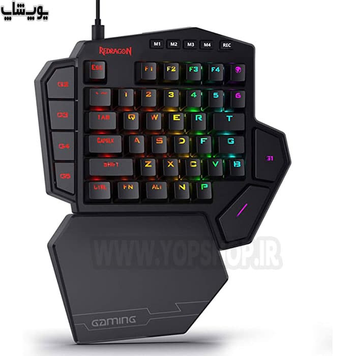 کیبورد سیمی گیمینگ مکانیکال RGB ردراگون مدل K585 DITI