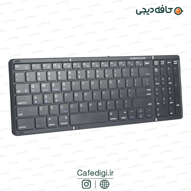 کیبورد بلوتوثی مدل Folding Wireless Keyboard B099 — تصویر ۲