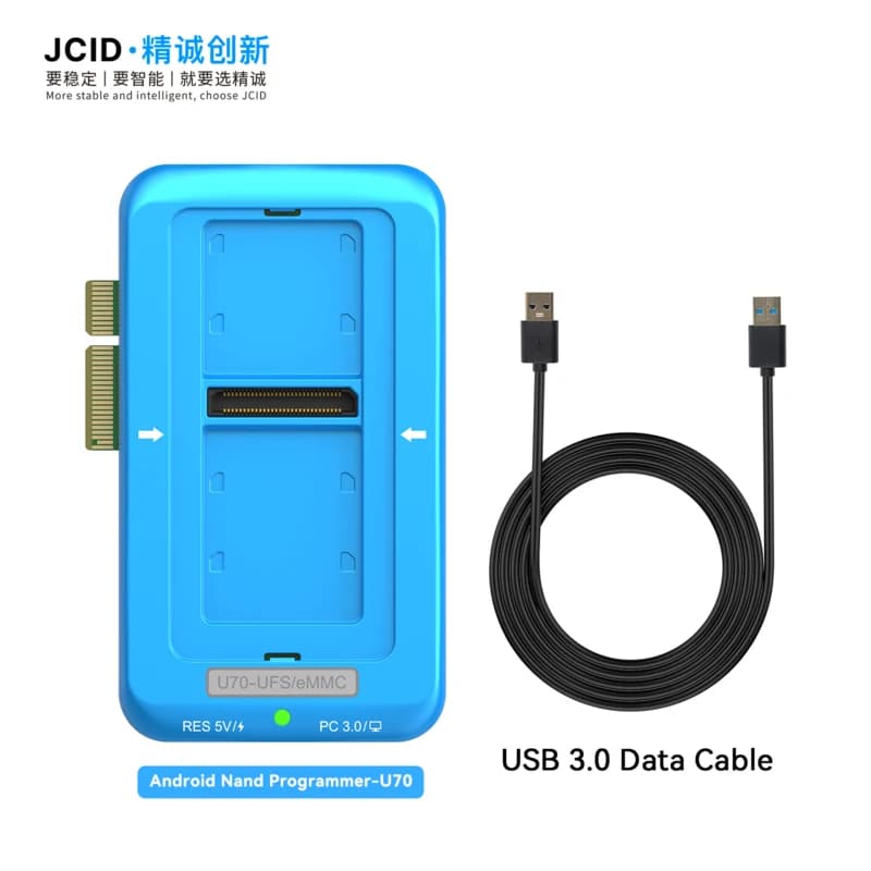 پروگرامر JCID U70 نسل دوم UFS/eMMC/ISP (ست کامل) — تصویر ۲