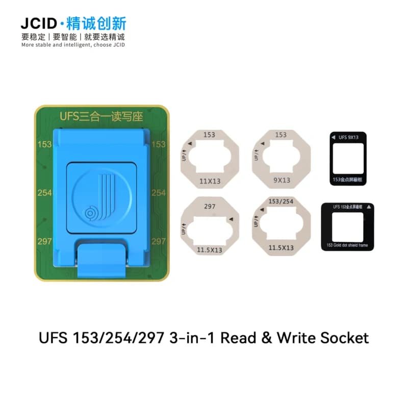 پروگرامر JCID U70 نسل دوم UFS/eMMC/ISP (ست کامل) — تصویر ۴