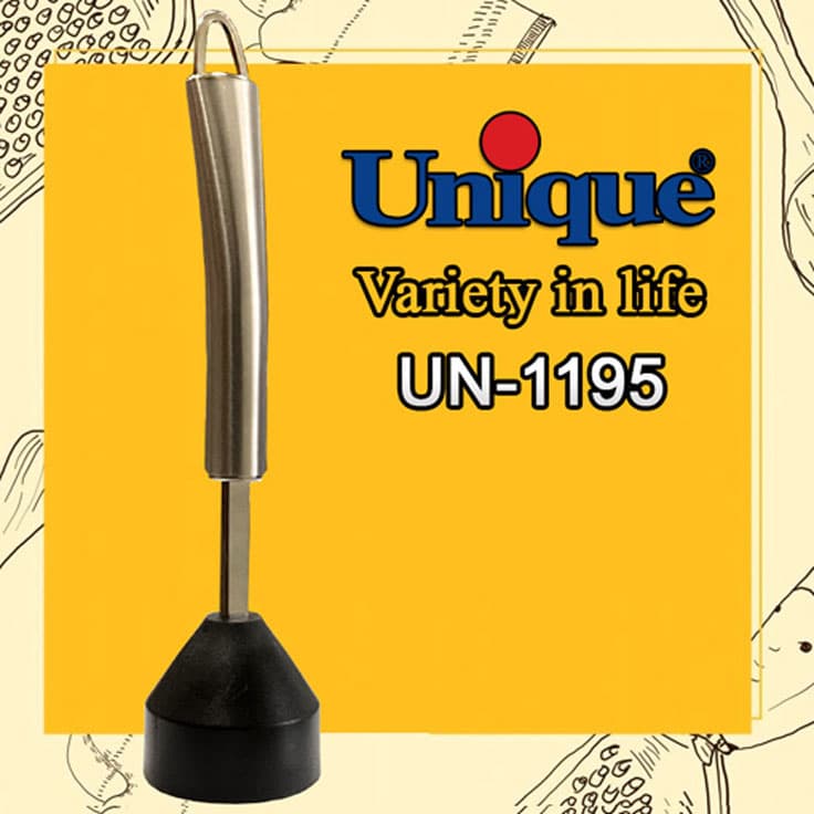 گوشت کوب دسته استیل یونیک(36)/1195