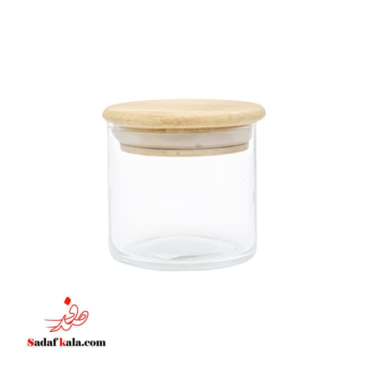 ادویه 6 سانت با درب چوبی یونیک(36)/1302 — تصویر ۲