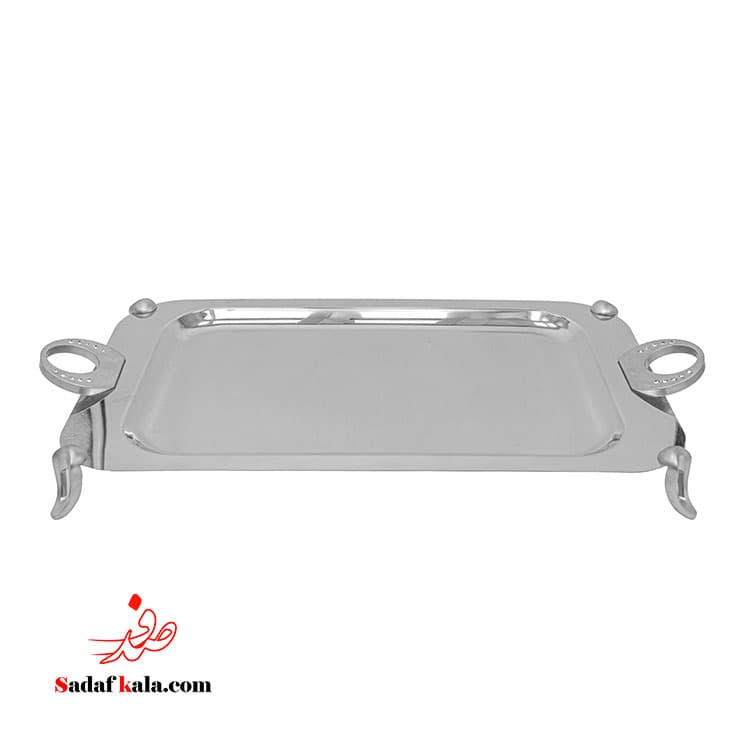 سینی مستطیل متوسط با پایه نگین دار یونیک(6)/3619 — تصویر ۴