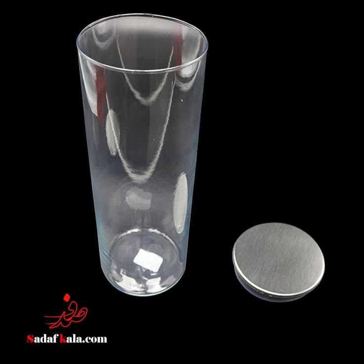 بانکه 1800 شیشه ای درب استیل یونیک(12)/1271 — تصویر ۳