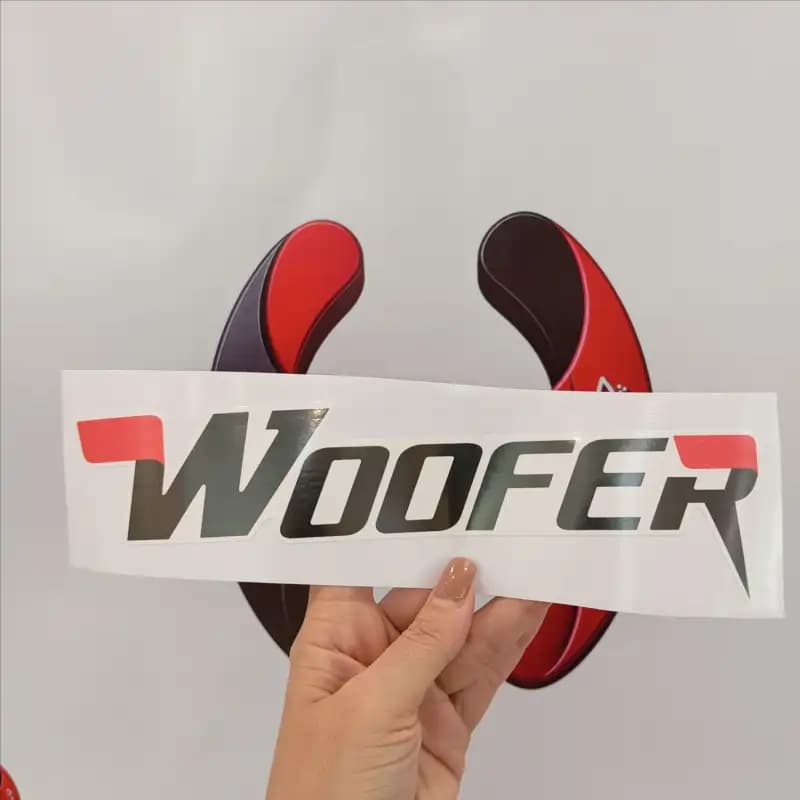 برچسب بدنه خودرو مدل ووفر WOOFER