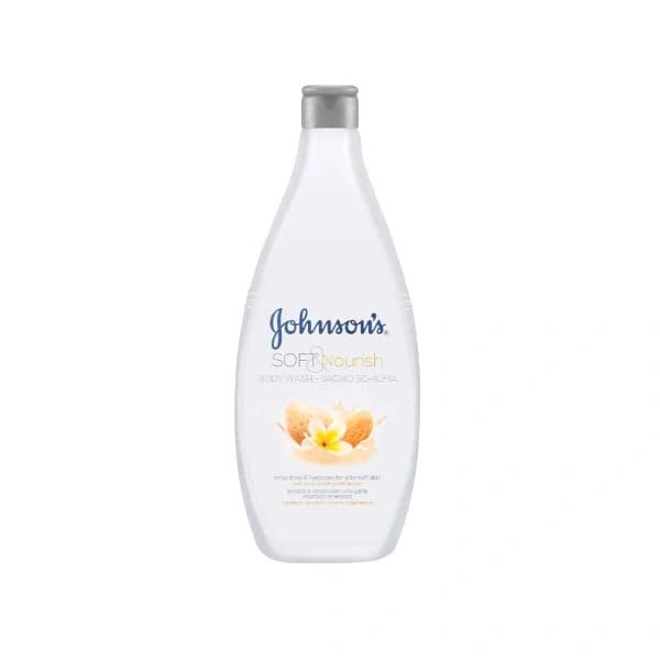 شامپو بدن مغذی روغن بادام و یاس مدل Soft & nourish جانسون ۴۰۰ میلی لیتر | Johnson Soft & Nourish Body Wash 400ml