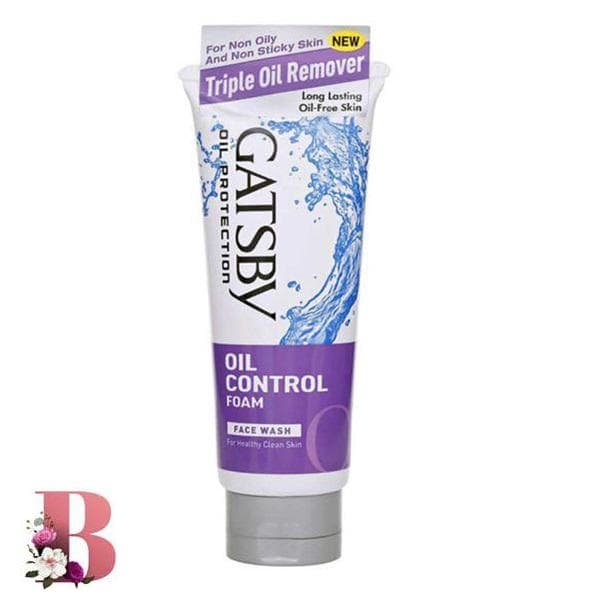 فوم شستشوی کنترل کننده چربی گتسبی حجم ۱۲۰گرم | GATSBY OIL CONTROL FOAM FACE WASH 120g