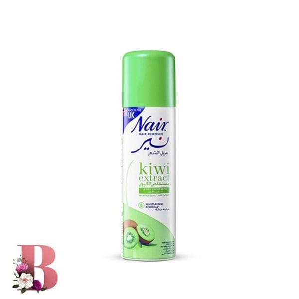 اسپری موبر نیر حاوی عصاره کیوی حجم ۲۰۰ میلی لیتر | Nair Hair Removal Kiwi extract 200ml