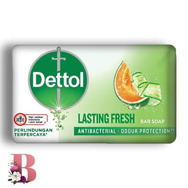 صابون آنتی باکتریال دتول مدل Lasting Fresh وزن ۱۰۰ گرم | Dettol Lasting Fresh Anti-Bacterial Odour Protection Bar Soap 100gr