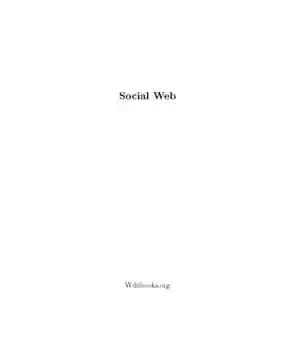دانلود کتاب Social Web – وب اجتماعی
