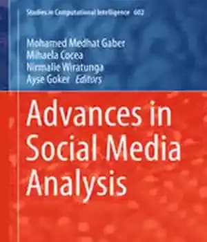 دانلود کتاب Advances in Social Media Analysis – پیشرفت در تحلیل رسانه های اجتماعی