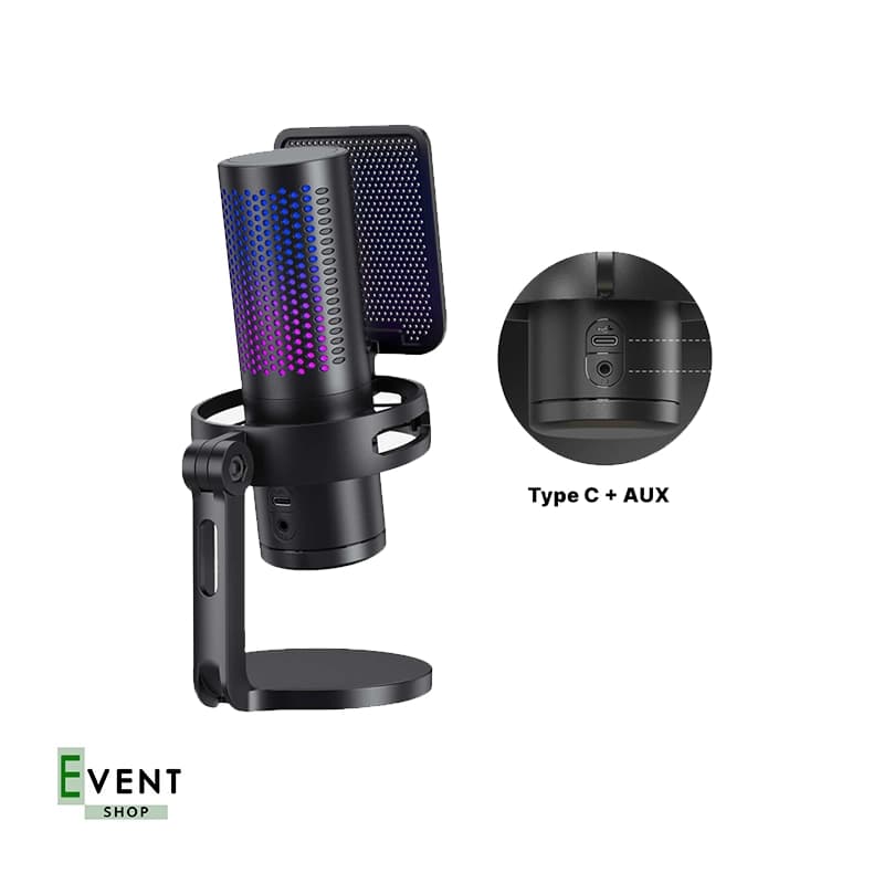 میکروفون گیمینگ GM7 RGB YANMAI — تصویر ۲