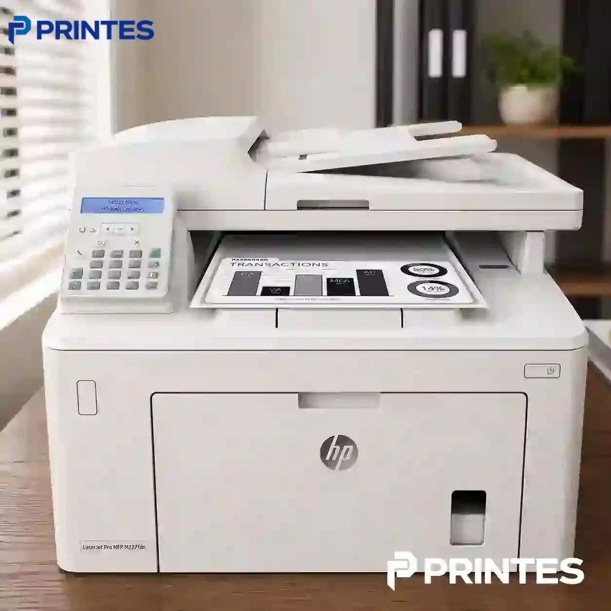 پرینتر چندکاره لیزری اچ پی مدل HP LaserJet Pro MFP M227FDW استوک — تصویر ۳