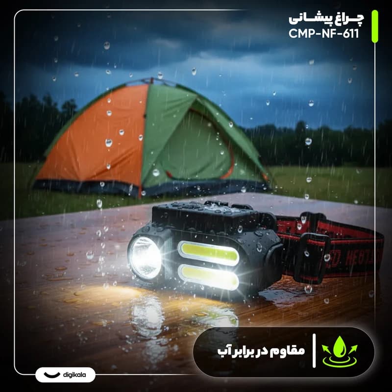 چراغ پیشانی مدل NF-611- کد:M24166 — تصویر ۴